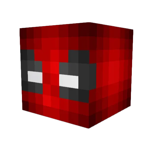 signant Minecraft avatar head, 3D render