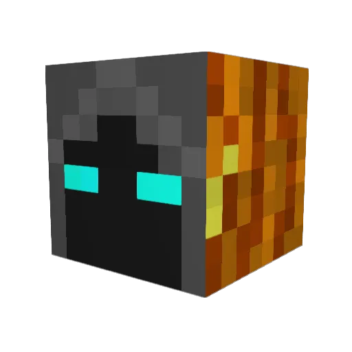 sigsigu Minecraft avatar head, 3D render