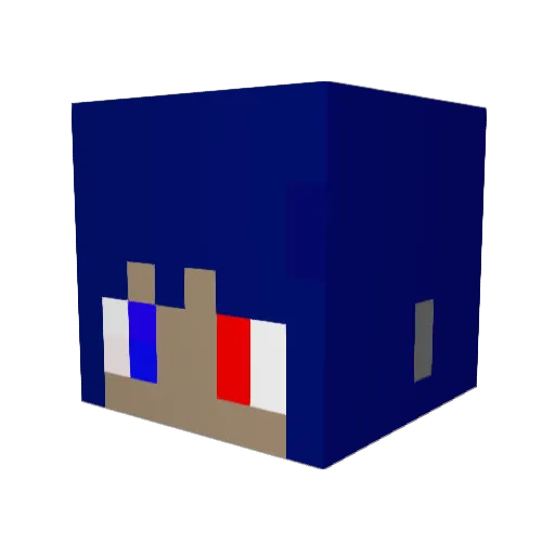 sigu49 Minecraft avatar head, 3D render