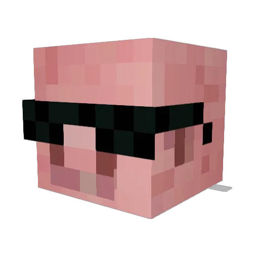 sihilinsko Minecraft avatar head, 3D render