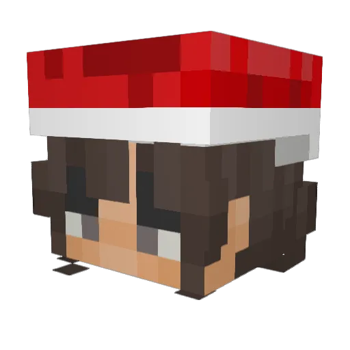 sihiliskosirru Minecraft avatar head, 3D render