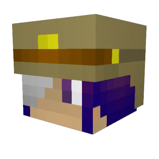 sihnkun Minecraft avatar head, 3D render
