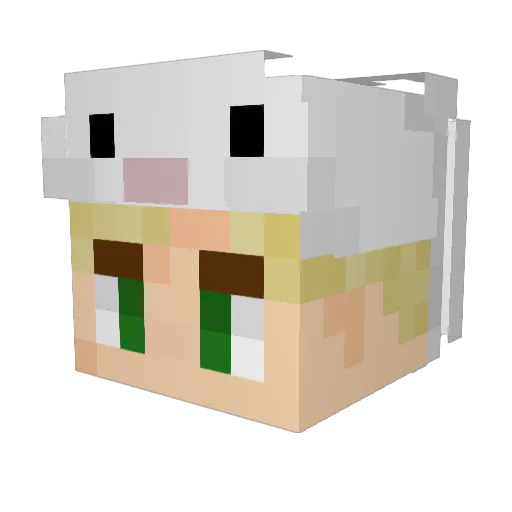 siili2012 Minecraft avatar head, 3D render