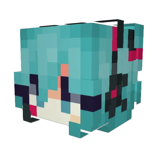 siilvef1 Minecraft avatar head, 3D render