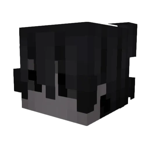 siilversss Minecraft avatar head, 3D render
