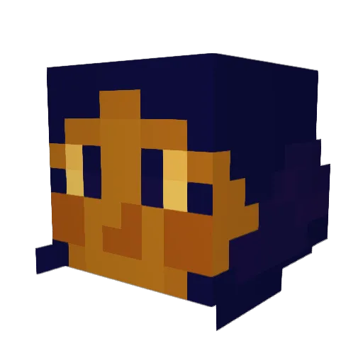 siinths Minecraft avatar head, 3D render