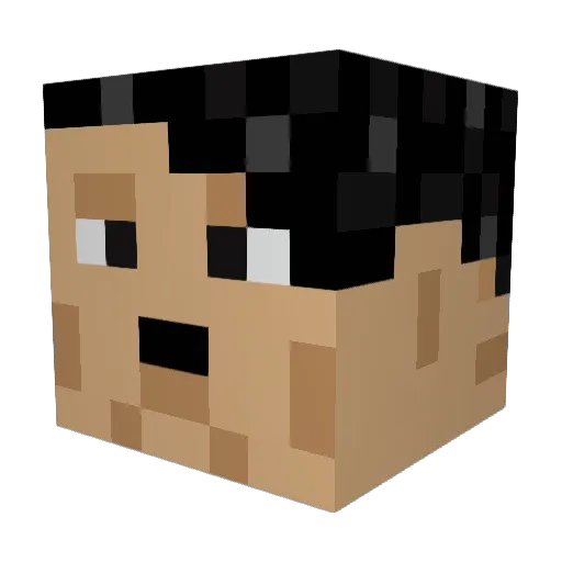 sijo03 Minecraft avatar head, 3D render
