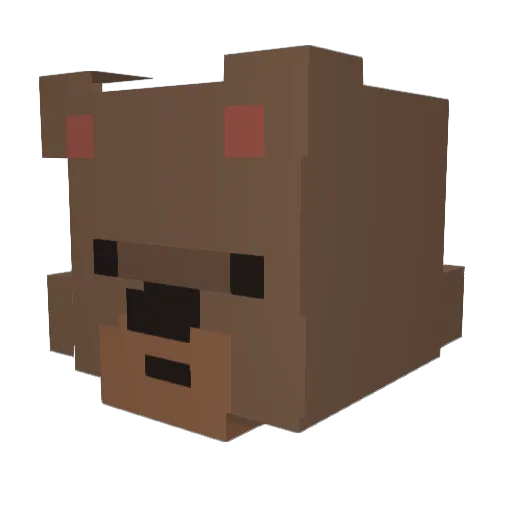 sik4141 Minecraft avatar head, 3D render
