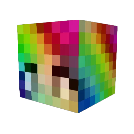 sikaknight Minecraft avatar head, 3D render