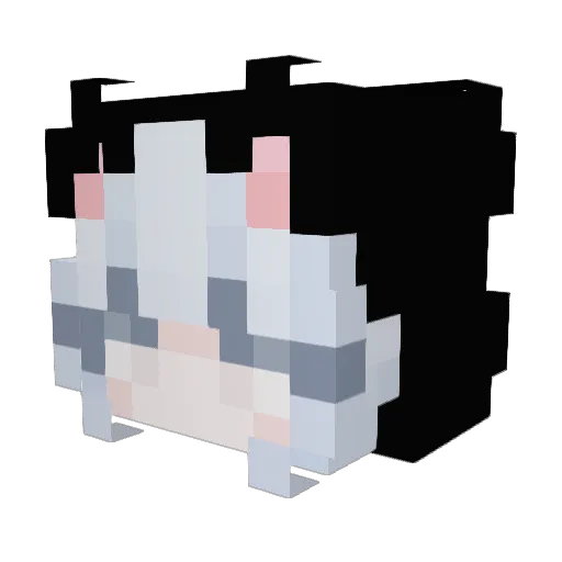 sikaling5 Minecraft avatar head, 3D render