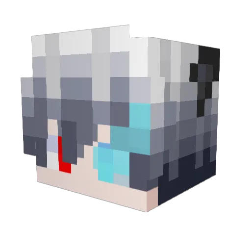 sike1731 Minecraft avatar head, 3D render