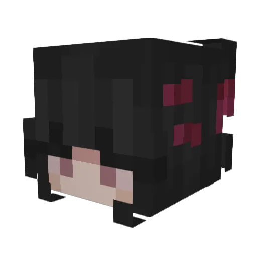 sike228 Minecraft avatar head, 3D render
