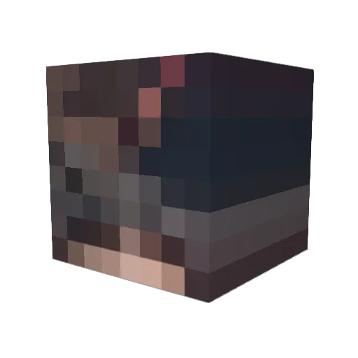 sikeitssav Minecraft avatar head, 3D render