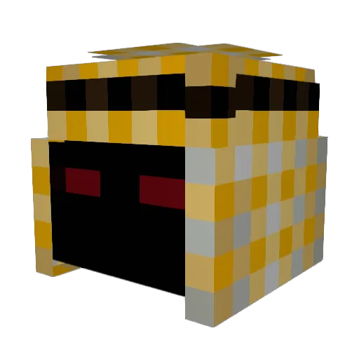 sikenbaris Minecraft avatar head, 3D render