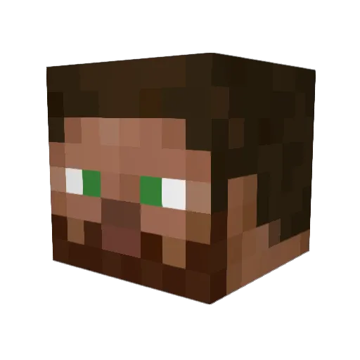 sikorrawiktor Minecraft avatar head, 3D render