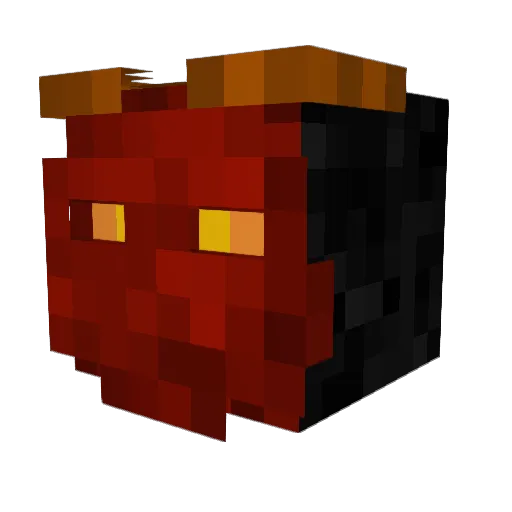sikra_cze Minecraft avatar head, 3D render