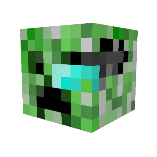 sila__ Minecraft avatar head, 3D render