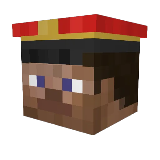silas11122 Minecraft avatar head, 3D render