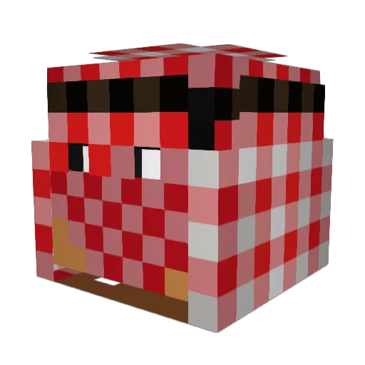 silasappel07 Minecraft avatar head, 3D render