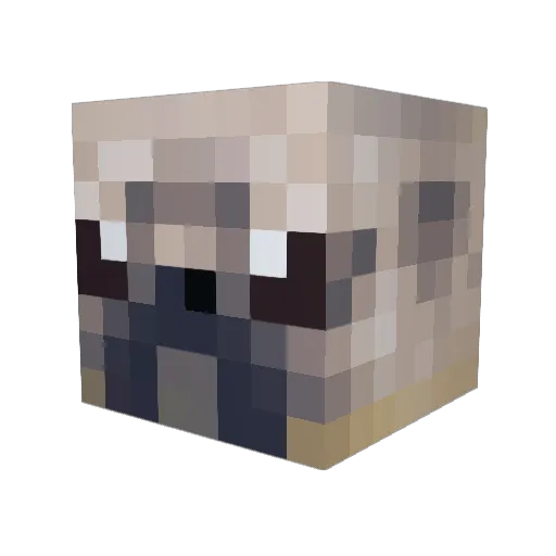 silaslodberg Minecraft avatar head, 3D render