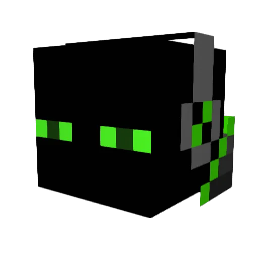 sileif Minecraft avatar head, 3D render