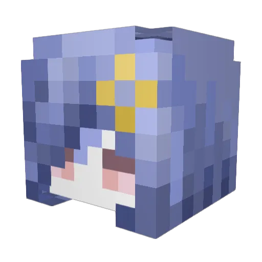 silence2357 Minecraft avatar head, 3D render