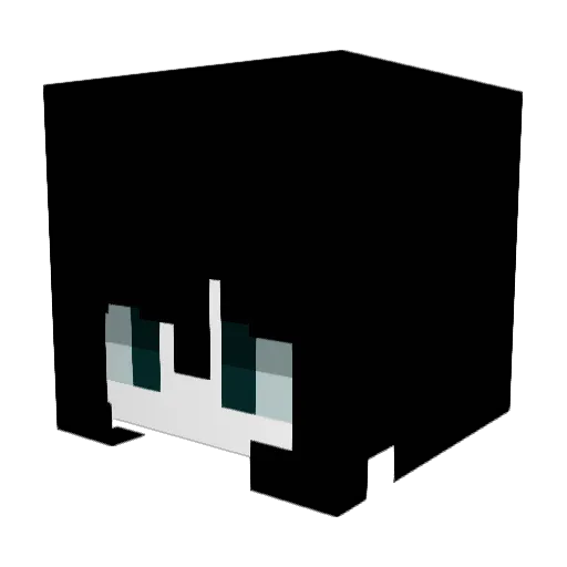silencelov Minecraft avatar head, 3D render