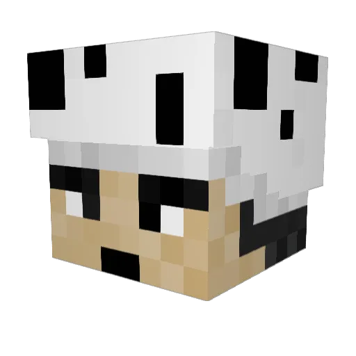 silent76 Minecraft avatar head, 3D render