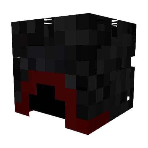 silent_hillz Minecraft avatar head, 3D render