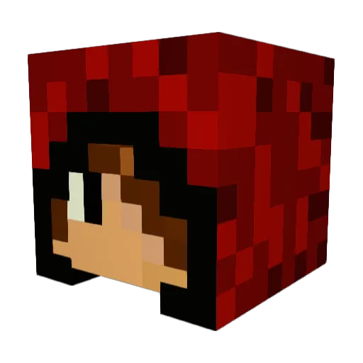 silent_skiller Minecraft avatar head, 3D render