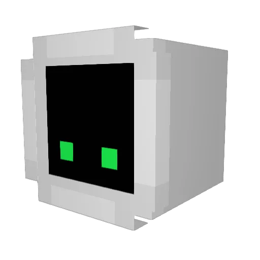 silentmetall Minecraft avatar head, 3D render