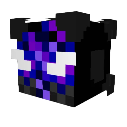 silentspadez Minecraft avatar head, 3D render