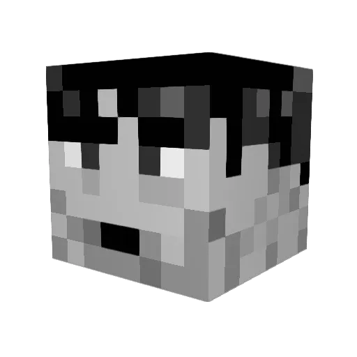 silentspectat0r Minecraft avatar head, 3D render