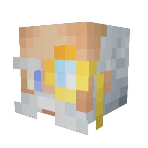 silentstormpt Minecraft avatar head, 3D render