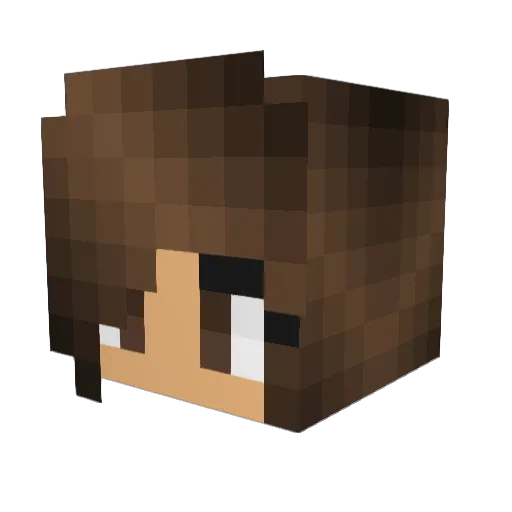 silentstorms Minecraft avatar head, 3D render