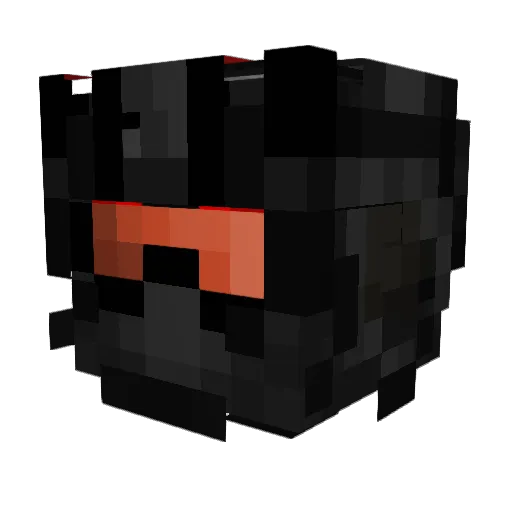 silkware Minecraft avatar head, 3D render