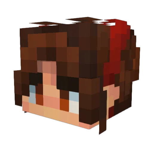 silliest_spider Minecraft avatar head, 3D render