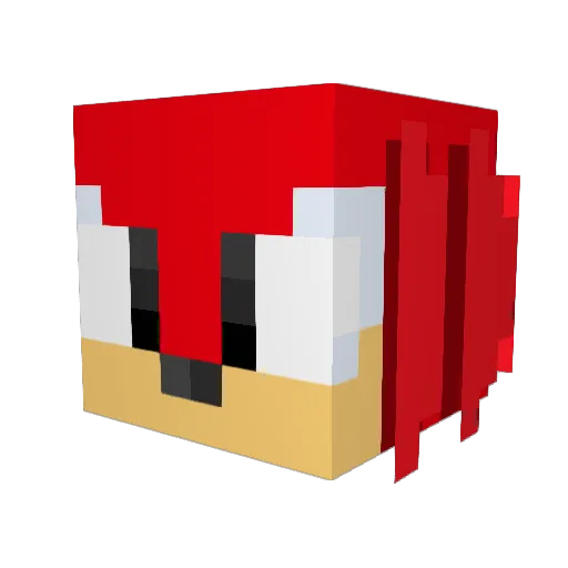 sillomi Minecraft avatar head, 3D render
