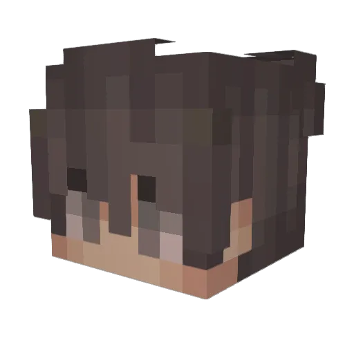 silloxbtw Minecraft avatar head, 3D render