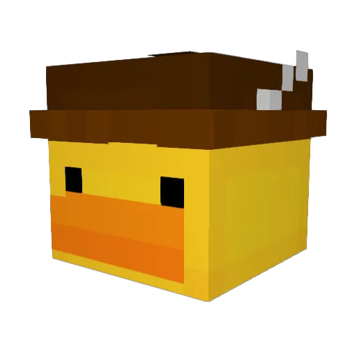 silly_Goose77 Minecraft avatar head, 3D render