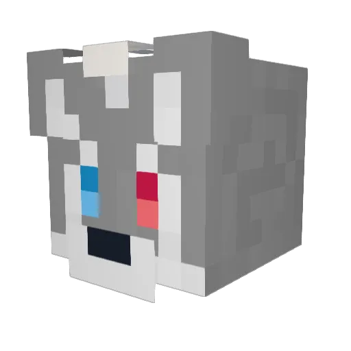 silly_goose_1 Minecraft avatar head, 3D render