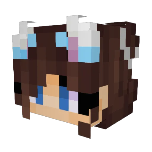 silly_kitty123 Minecraft avatar head, 3D render