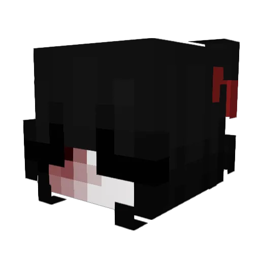 sillyagata Minecraft avatar head, 3D render