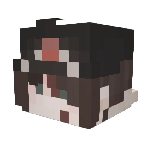 sillyandawesome Minecraft avatar head, 3D render