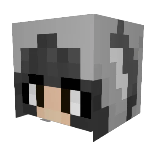 sillyarley Minecraft avatar head, 3D render