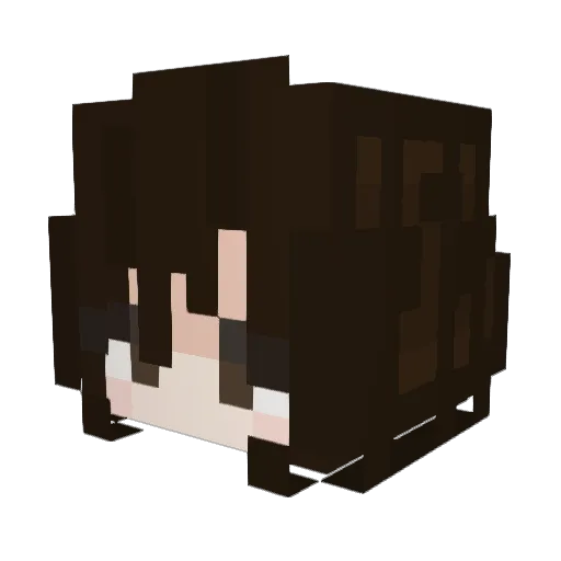 sillybaby1 Minecraft avatar head, 3D render