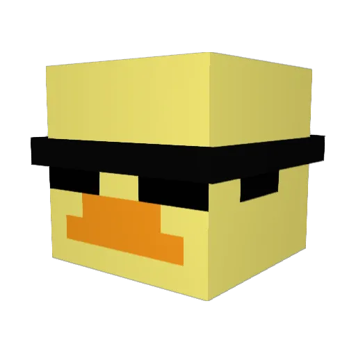 sillydeer55 Minecraft avatar head, 3D render