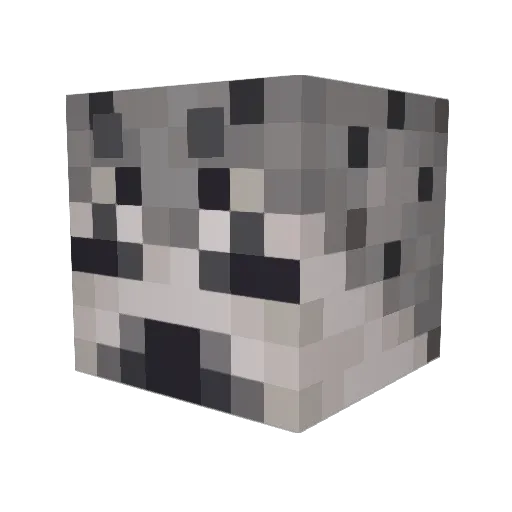 sillydogs Minecraft avatar head, 3D render