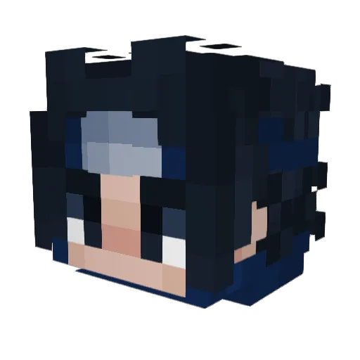 sillyhilly14 Minecraft avatar head, 3D render