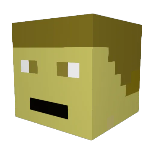 sillykid210 Minecraft avatar head, 3D render